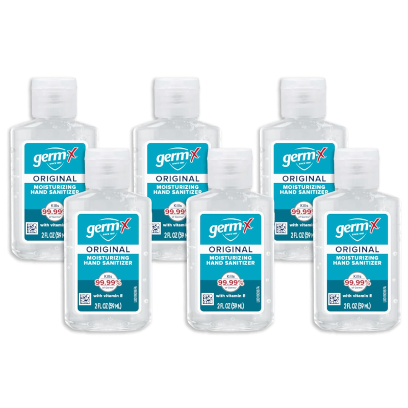 Hand sanitizer from GermX for a nurse survival kit.