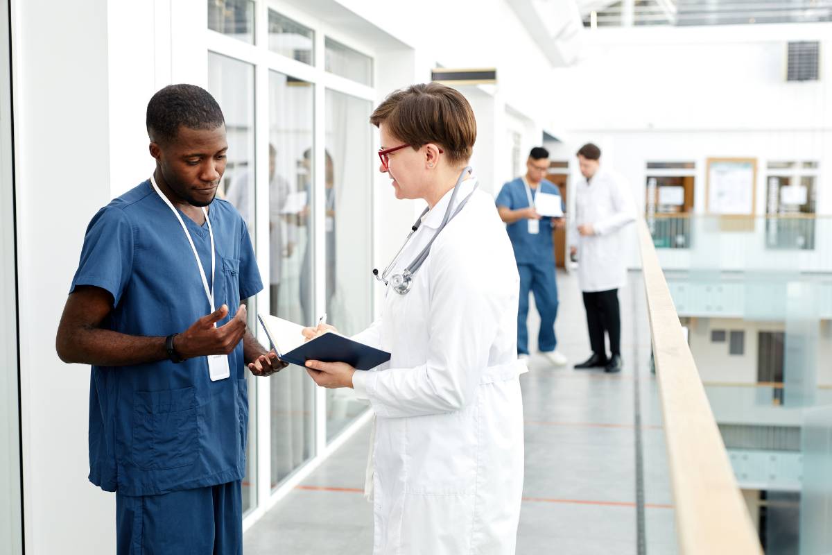 Two healthcare professionals discuss effective communication in nursing and what it means for practice.