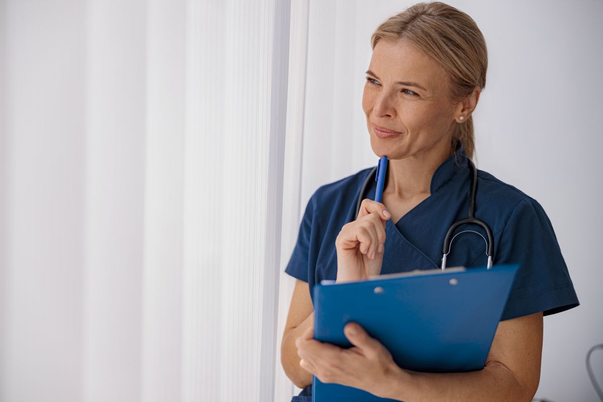 A nurse manager uses a job matching program to make sure nursing professionals are the right fit.