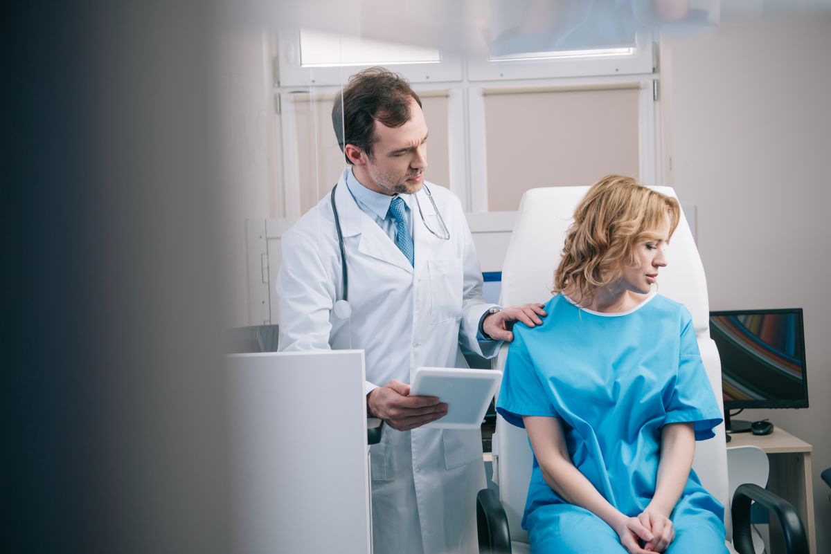 A patient considers leaving against medical advice.