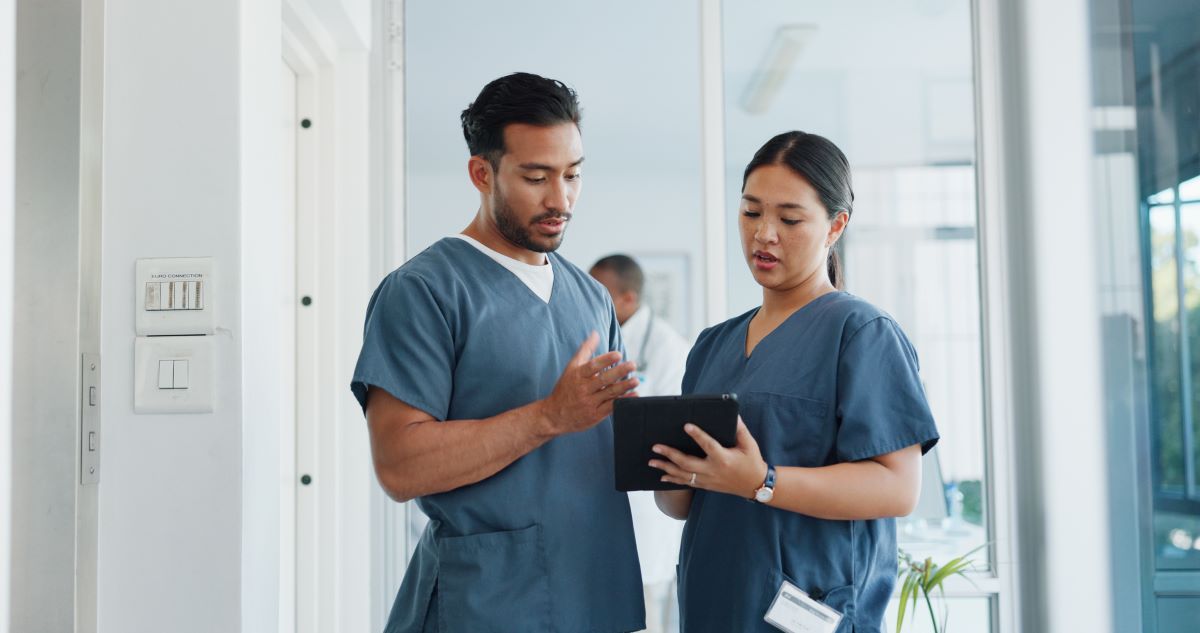 Nurse managing team member
