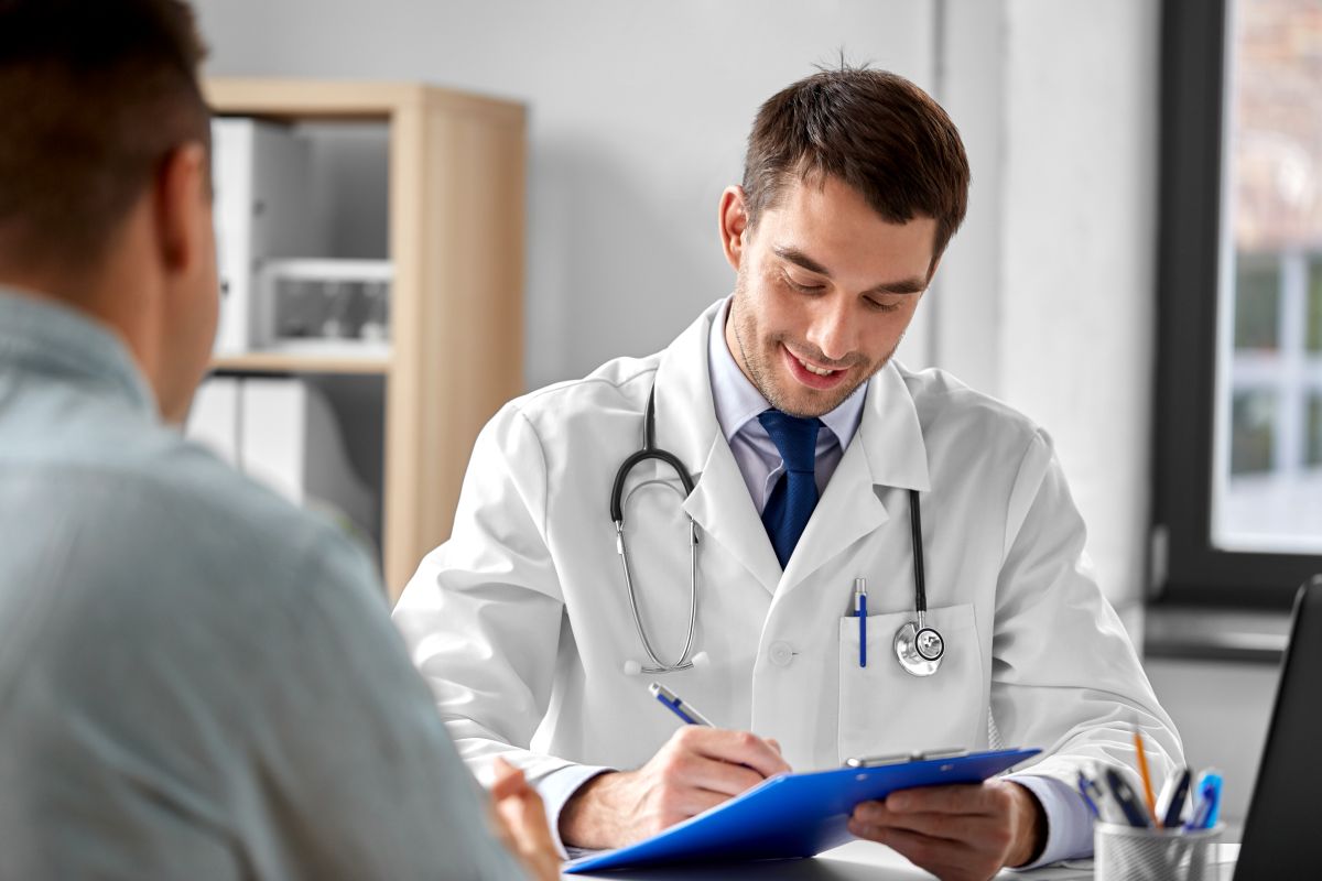 A physician assists with the development of an urgent care business model.