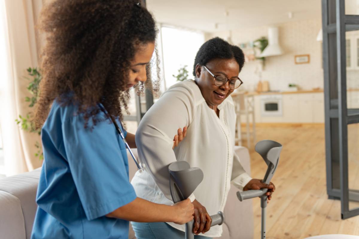 What is a home health aide? A healthcare professional demonstrates this role.