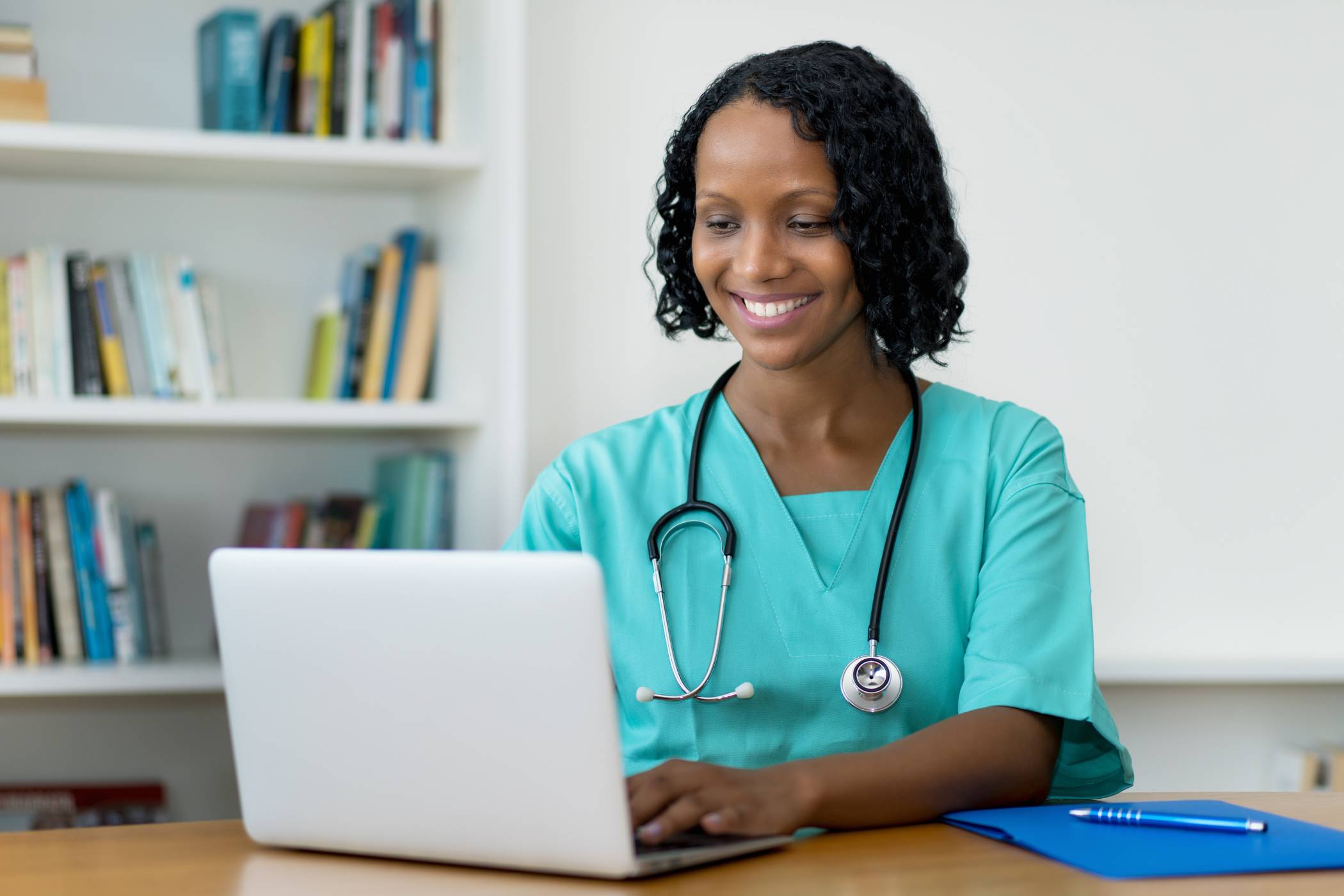 A nurse researches the answer to the question, What is population health?